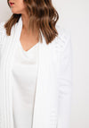 Serafina Collection Open Knit Cardigan, White