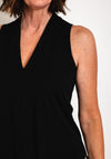 Seventy1 Sleeveless V Neck Top, Black