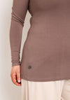 Malissa J One Size Long Sleeve T-Shirt, Mushroom