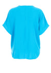 Serafina Collection One Size Toggle Zip Top, Blue