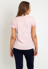 The Serafina Collection One Size Print T-shirt, Blush Pink