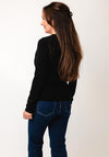 Serafina Collection One Size Wrap Cardigan, Black