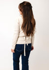 Serafina Collection One Size Wrap Cardigan, Cream