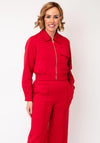 Serafina Collection Cropped Jacket, Red