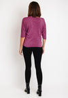 Serafina Collection One Size Fine Knit Sweater, Pink