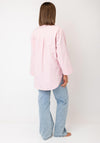 Serafina Open V-Neck Blouse, Pink