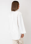 Serafina Deep V-Neck Blouse, White