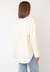 Serafina Button Down Striped Shirt, Yellow