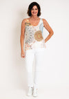 Serafina Collection One Size Mandala V Neck Top, Multi-Coloured