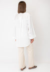 Serafina V-Neck Relaxed Blouse, White
