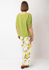 Serafina Collection One Size Textured Top, Lime Green