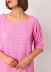 Serafina Collection One Size Textured Top, Pink
