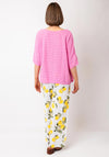 Serafina Collection One Size Textured Top, Pink