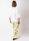 Serafina Collection One Size Textured Top, White