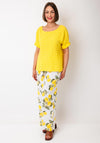 Serafina Collection One Size Textured Top, Yellow