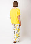 Serafina Collection One Size Textured Top, Yellow