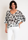Serafina Collection One Size Mouse Print Jumper, Black