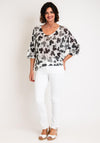 Serafina Collection One Size Mouse Print Jumper, Black