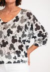 Serafina Collection One Size Mouse Print Jumper, Black