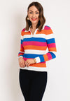 Serafina Collection One Size Ribbed Sweater, Multi