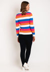 Serafina Collection One Size Ribbed Sweater, Multi