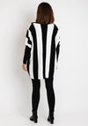 Serafina Collection Zig Zag Print Oversized Jumper, Black & White
