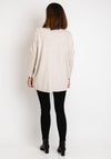 Serafina Collection Cable Knit Jumper, Beige
