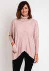Serafina Collection Cable Knit Jumper, Blush Pink