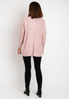 Serafina Collection Cable Knit Jumper, Blush Pink