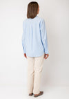 Serafina Collection Cotton Blend Shirt, Blue
