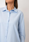 Serafina Collection Cotton Blend Shirt, Blue