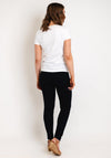 Serafina Collection Vogue Diamante Logo T-Shirt, White