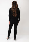 Serafina Collection One Size Dreamcatcher Knit Jumper, Black