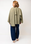 Serafina Collection One Size Wrap Scarf Jacket, Green