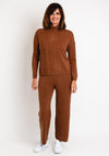 Serafina Collection Cable Knit Jumper, Coffee