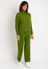 Serafina Collection Cable Knit Jumper, Green