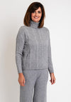 Serafina Collection Cable Knit Jumper, Grey