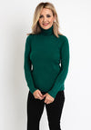 Serafina Collection Light Knit Sweater, Bottle Green