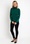 Serafina Collection Light Knit Sweater, Bottle Green