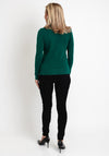 Serafina Collection Light Knit Sweater, Bottle Green