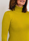 Serafina Collection Light Knit Sweater, Lime Green