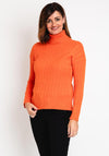 Serafina Collection Cable Knit Sweater, Orange