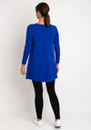 Natalia Collection One Size Long Sweater and Scarf, Royal Blue
