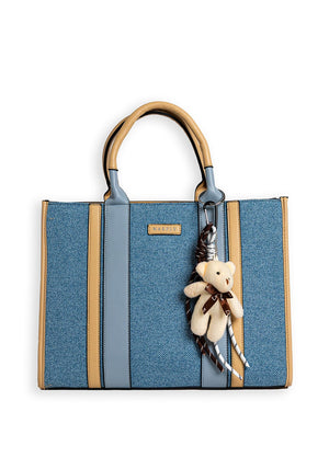 Zen Collection Twill Medium Tote Bag, Blue