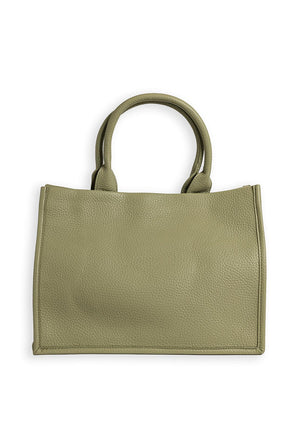 Zen Collection Polka Dot Medium Tote Bag, Sage Green