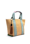 Pepe Moll Woven Medium Shopper Bag, Natural