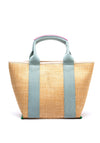 Pepe Moll Woven Medium Shopper Bag, Natural