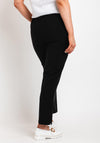 Serafina Collection High Rise Slim Leg Trousers, Black