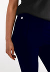 Malissa J High Waisted Flares, Navy