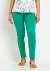 Serafina Collection Slim Leg Comfort Trouser, Green